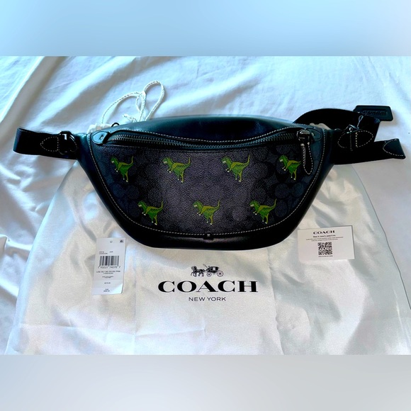 COACH Signature Belt Bag, Rexy Print - Picture 1 of 11